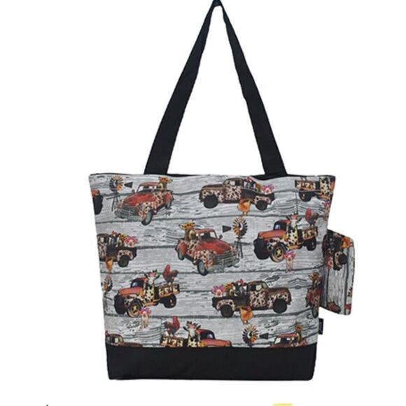 NGIL Country Donkey Canvas Tote Bag - Picture 1 of 5